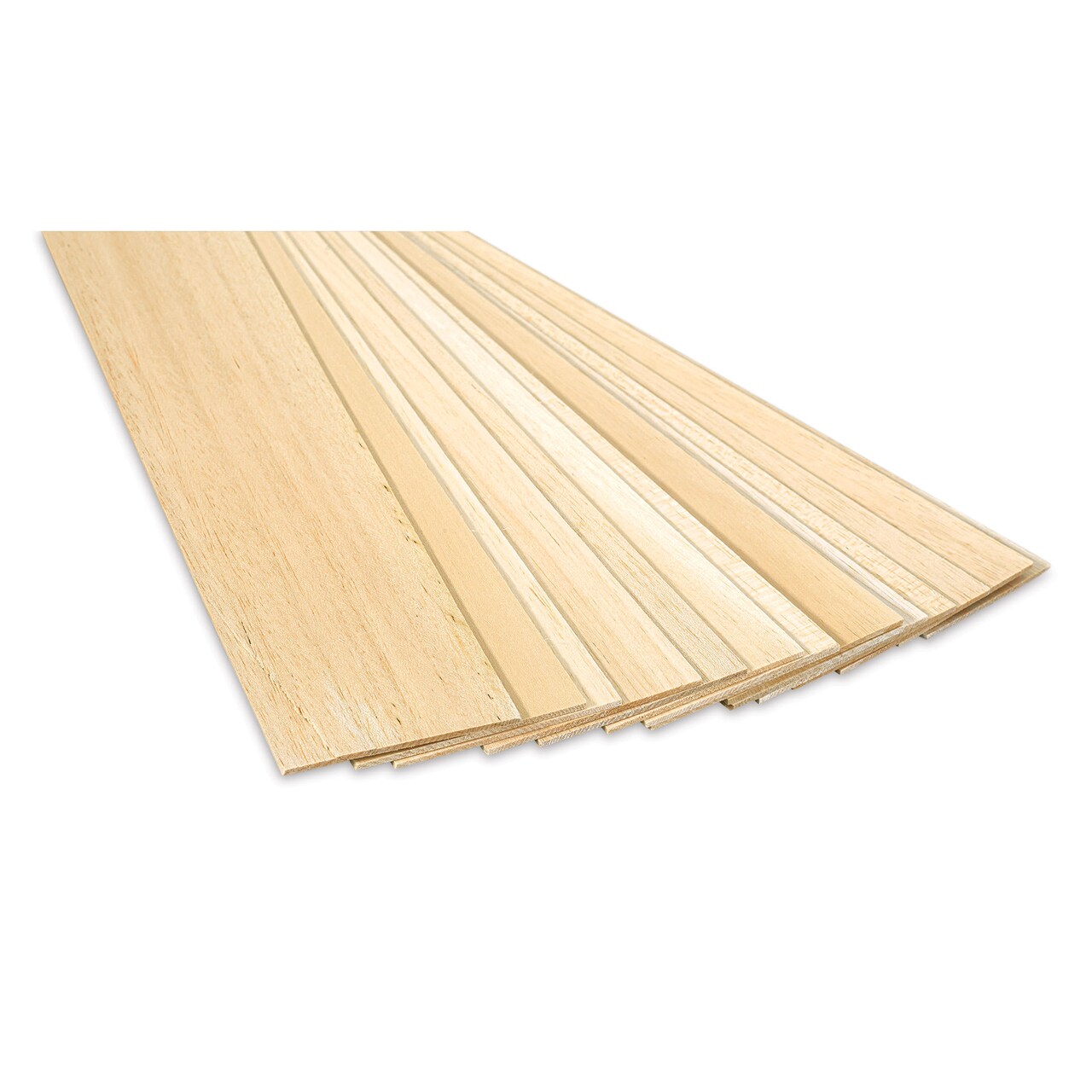 Bud Nosen Balsa Wood Sheets - 1/8" x 4" x 36", Pkg of 15